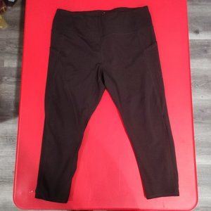 Head  3/4 leggings black women's size XL